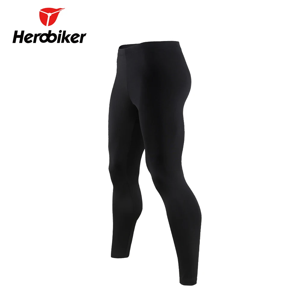HEROBIKER Motorcycle Thermal Underwear Set Men's Motorcycle Skiing Winter Warm Base Layers Tight Long Johns Tops & Pants Set - Image 3