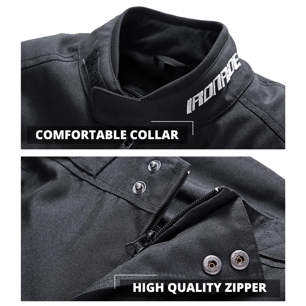 IRONRIDE Winter Waterproof Motorcycle Jacket Men Riding Racing Moto Jacket Body Armor Protection Motocross Jacket With Linner - Image 5