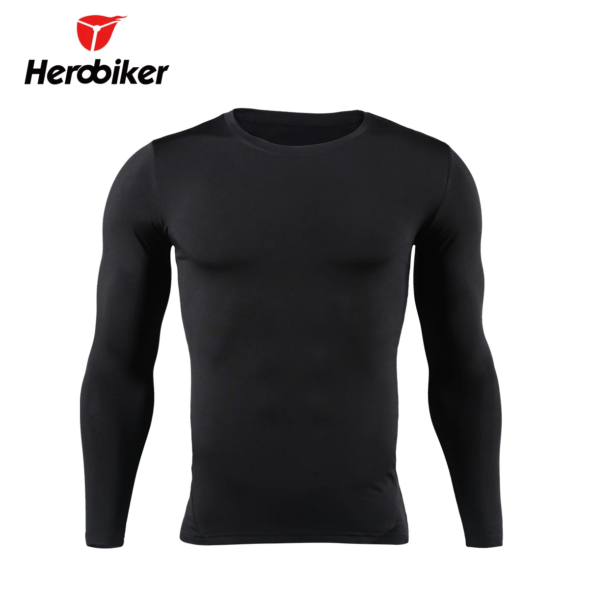 HEROBIKER Motorcycle Thermal Underwear Set Men's Motorcycle Skiing Winter Warm Base Layers Tight Long Johns Tops & Pants Set - Image 2