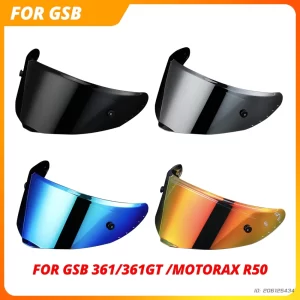 Motorcycle Helmet Shield For GSB 361/361GT/MOTORAX R50 UV Protection Motorbike Helmet Visors Moto Helmet Accessories Windproof