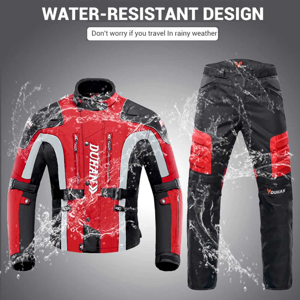 New Winter Motorcycle Jacket Warm Motorcycle Pants Wear-resistant Motorcycle Motocross Jacket Windproof Moto Protector - Image 2