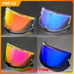 Motorbike Helmet Visor Lens For LS2 FF906 Motercycle Helmet Accessories Anti-UV Multi Color Helmet Visor Dustproof Wind Shield