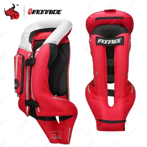 New Motorcycle Airbag Safety Jacket Anti-Crash Protective Vest With CO2 Gas System (Cylinder Not Included) For Street Off-Road