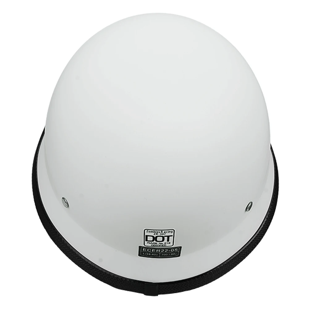 DOT Certified Retro Half Helmet Vintage Motorcycle Helmet With Eyewear Groove Open Face Design For Cruiser Custom Bikes - Image 2