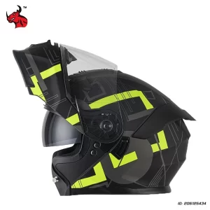 Motorbike Full Face Helmet Motorcycle Flip Up Capacete Modular Helmets Motocross Kask Safety Modular Flip Helm Helmet Outdoor