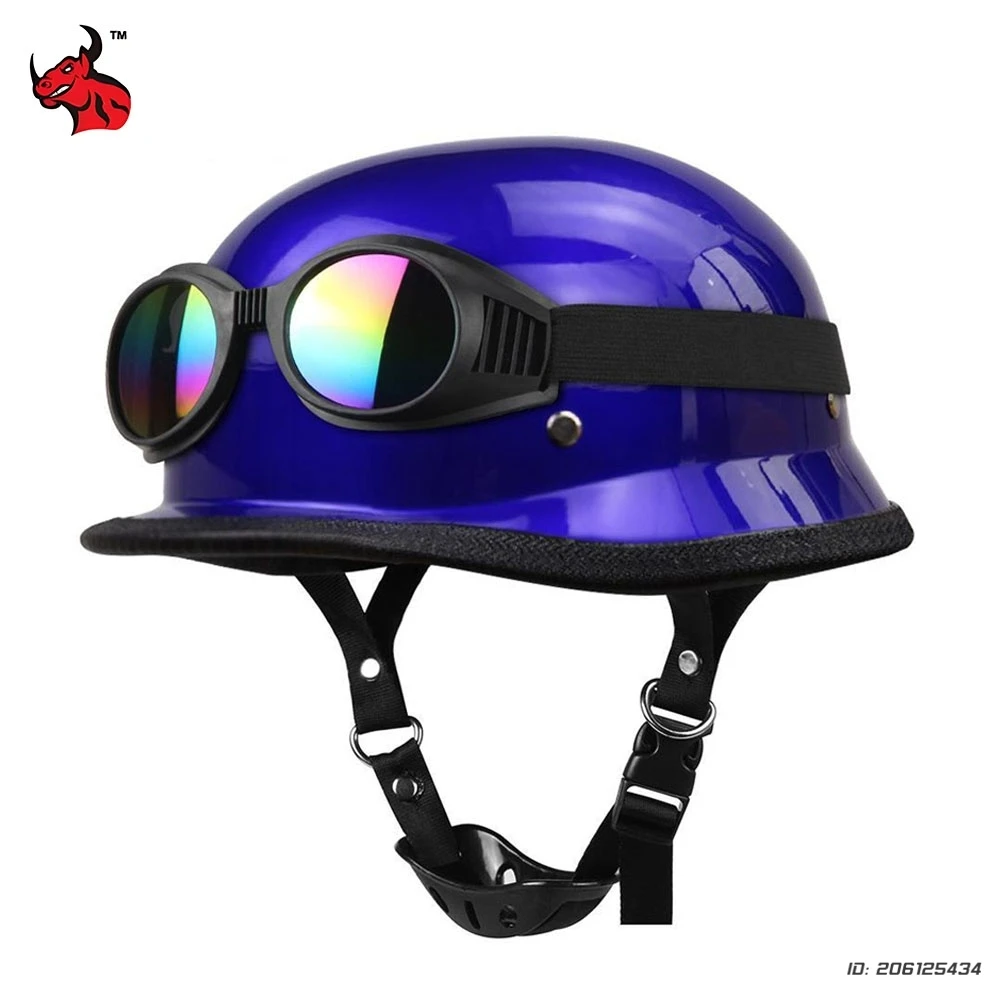 Motorcycle Half Helmet Casco Moto German Style Motobike Helmets Summer Open Face Retro Motocross Helmet Motorcycle Accessories