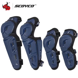 Scoyco New Blue Motorcycle Knee Pads Motocross Off-road Knee Guard Protectors Motocross Elbow Pads+Knee Pads Leg Protection