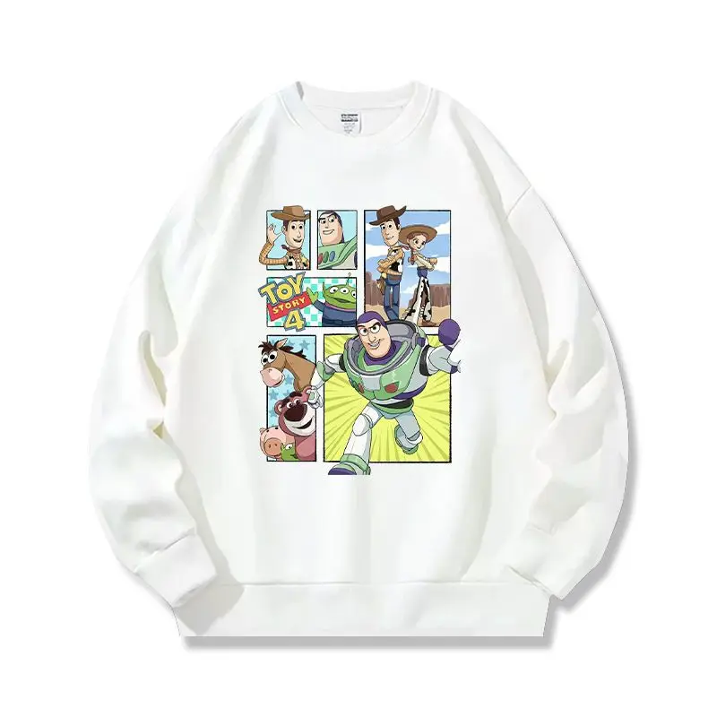 Spring Kid Boy Clothes Children Girl Disney Toy Story's Buzz Lightyear Sweatshirt Top Baby Cartoon Pullover Long Sleeve T-shirts - Image 2
