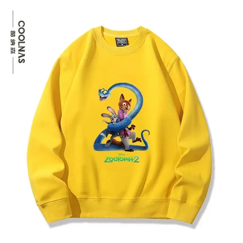 Spring Kid Boy Clothes Children Girls Disney Zootopia 2 Judy Hopps Nick Wilde Print Sweatshirt Top Baby Cartoon Pullover - Image 3