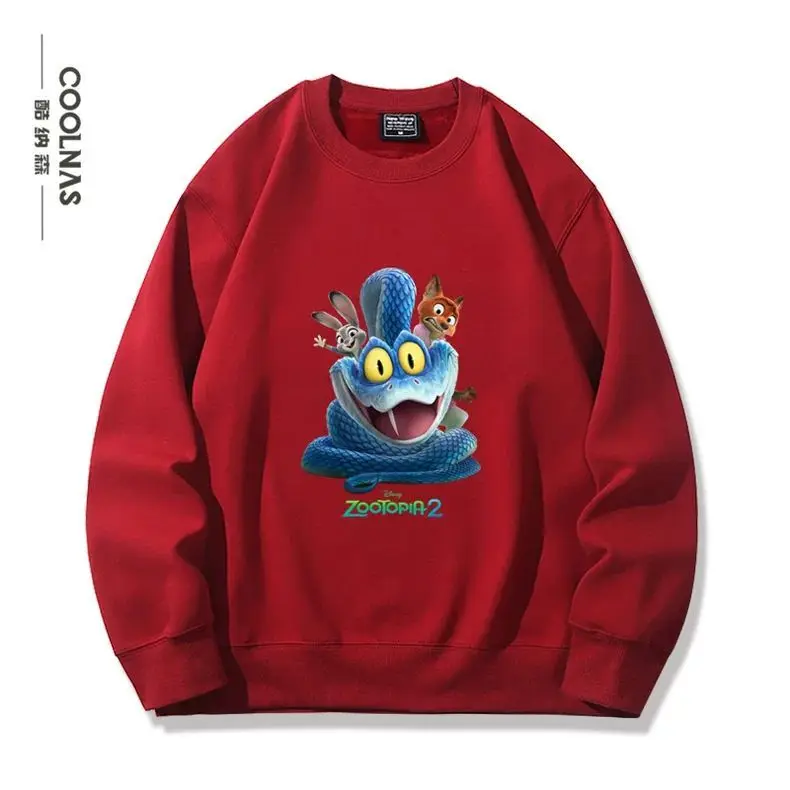 Spring Kid Boy Clothes Children Girls Disney Zootopia 2 Judy Hopps Nick Wilde Print Sweatshirt Top Baby Cartoon Pullover - Image 4