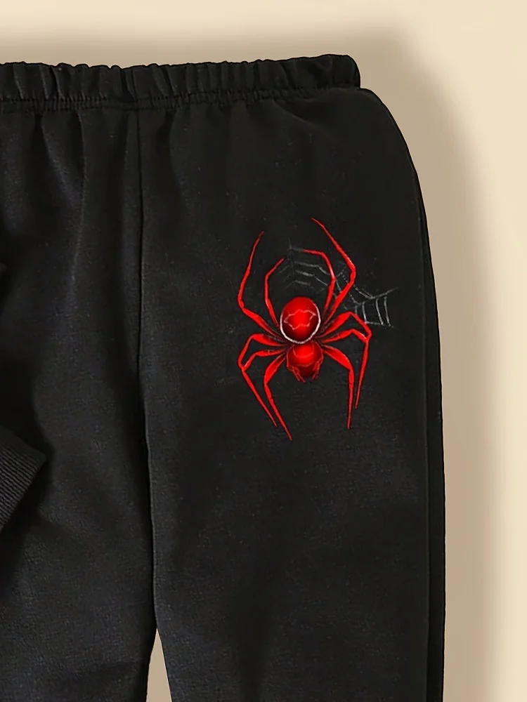 Autumn Children Boy Clothes Set Kid Girls Spider Printed Sweatshirts Pullover Top And Pants 2 Piece Suit Long Sleeve Tracksuits - Image 2