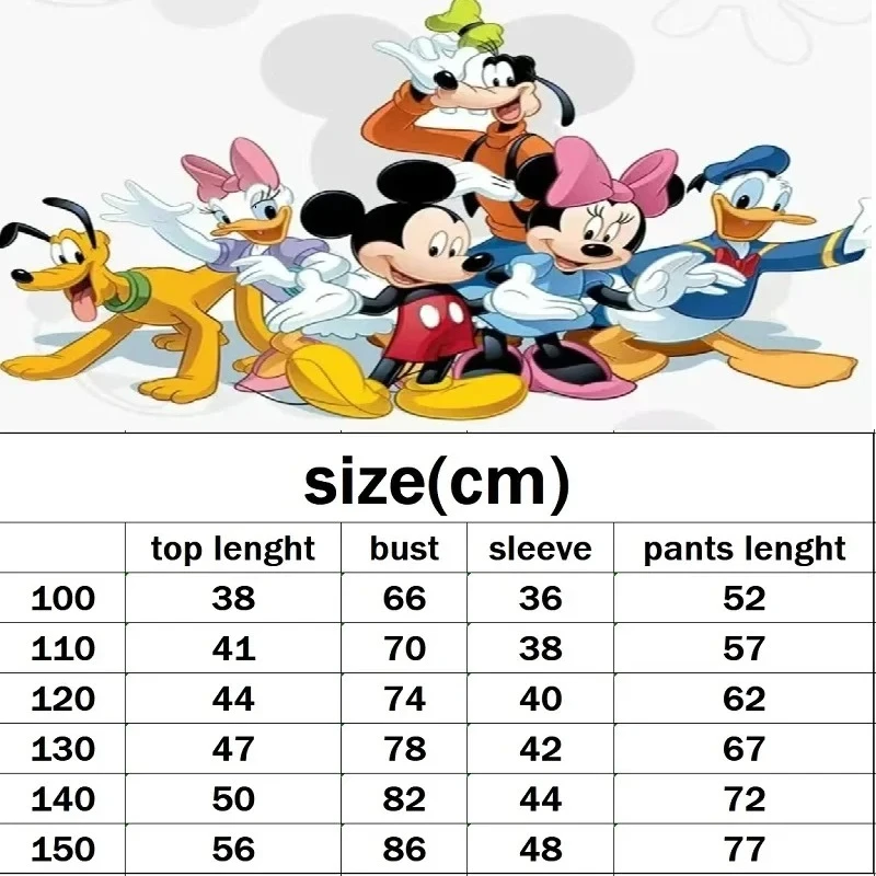 Disney Autumn Baby Boys Clothes Set Kid Mickey Printed Sweatshirts Pullover Top and Pants 2pc Suit Children Boy Patchwork Outfit - Image 3