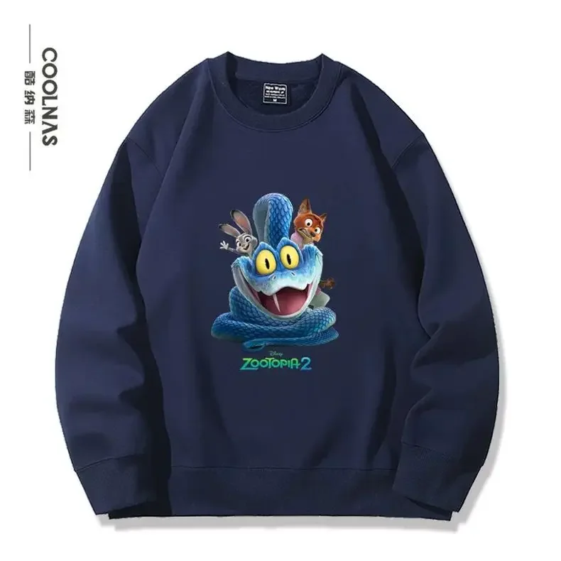 Spring Kid Boy Clothes Children Girls Disney Zootopia 2 Judy Hopps Nick Wilde Print Sweatshirt Top Baby Cartoon Pullover - Image 5
